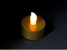 Christmas Flashing Yellow Light Candle (Brown)